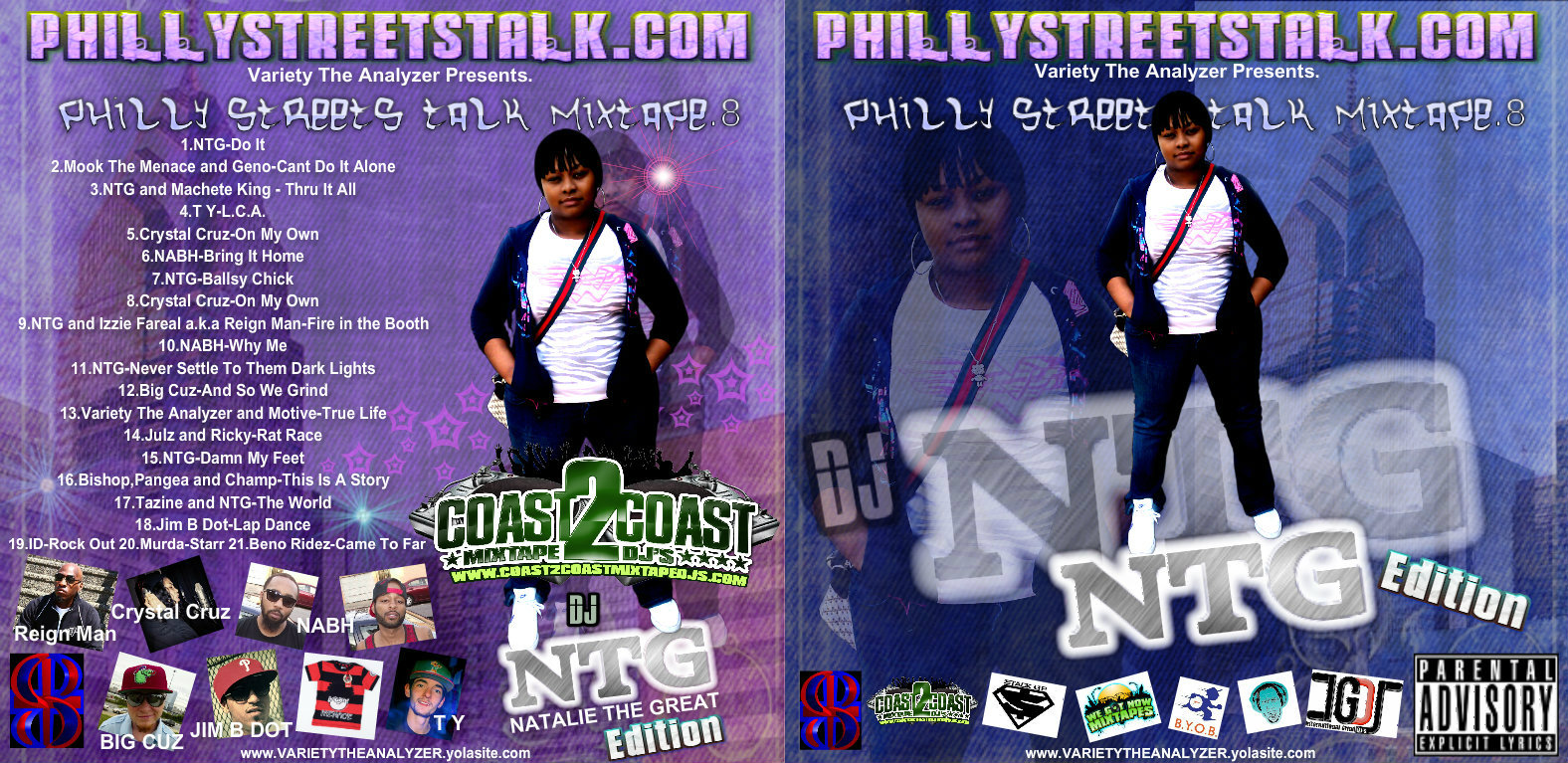 PHILLY STREETS TALK MIXTAPE 8 ( NTG EDITION)